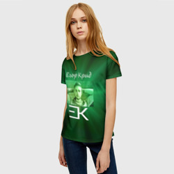 Женская футболка 3D Егор Крид - фото 2