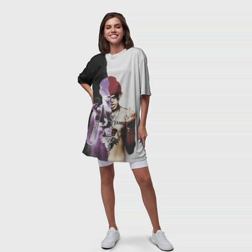 Платье-футболка 3D Джизус, цвет 3D печать - фото 5