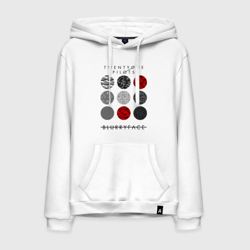 Мужская толстовка хлопок Twenty One pilots TOP, цвет белый