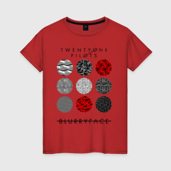 Женская футболка хлопок Twenty One pilots TOP