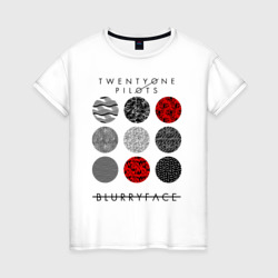 Женская футболка хлопок Twenty One pilots TOP