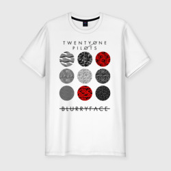 Мужская футболка хлопок Slim Twenty One pilots TOP