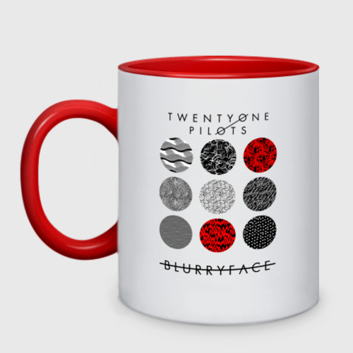 Кружка двухцветная Twenty One pilots TOP