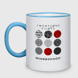 Кружка двухцветная Twenty One pilots TOP