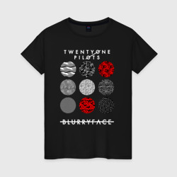 Женская футболка хлопок Twenty One pilots TOP