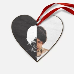 Деревянная игрушка Сердце Джизус - pnzsvns