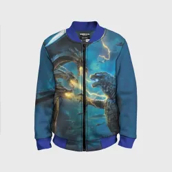 Детский бомбер 3D Годзилла