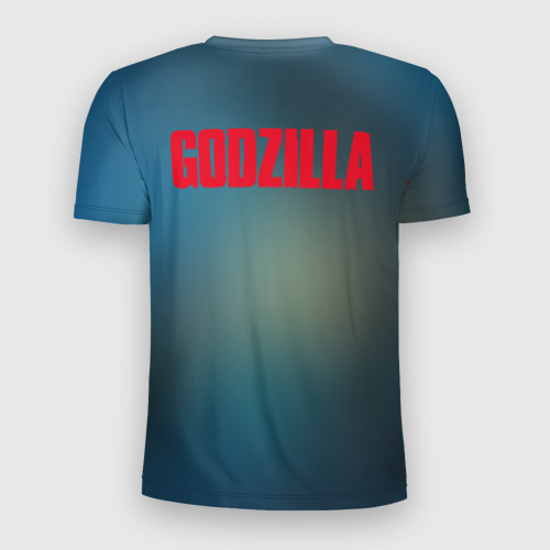 Мужская футболка 3D Slim Годзилла, цвет 3D печать - фото 2