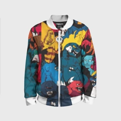 Детский бомбер 3D Годзилла
