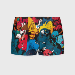 Мужские трусы 3D Годзилла