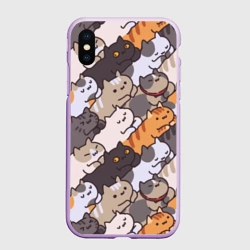 Чехол для iPhone XS Max матовый Котомания