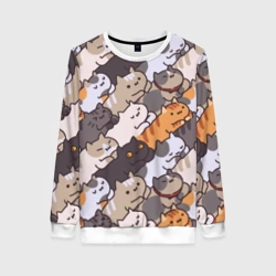 Женский свитшот 3D Котомания