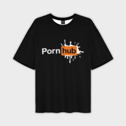 Мужская футболка oversize 3D Porn hub