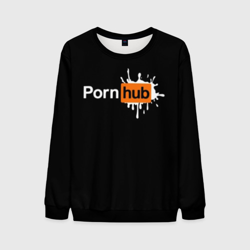 Мужской свитшот 3D Porn hub, цвет черный