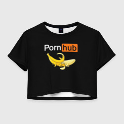 Женская футболка Crop-top 3D Porn hub