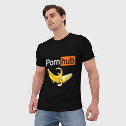 Мужская футболка 3D Porn hub - фото 2