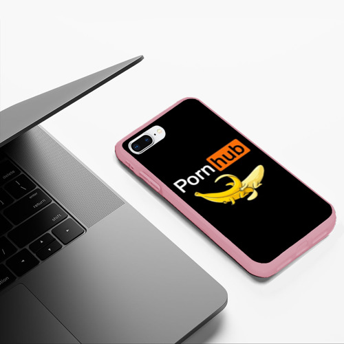 Чехол для iPhone 7Plus/8 Plus матовый с принтом PORN HUB, фото #5