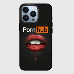 Чехол на Айфон 13 Про PORNHUB / ПОРНХАБ - купить. Принт: Секс и ...
