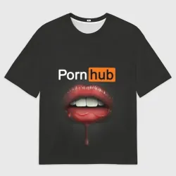 Женская футболка 3D Porn hub - купить по цене 970 руб в интернет ...