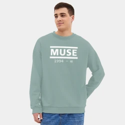 Мужской свитшот oversize без начеса хлопок Muse - фото 2