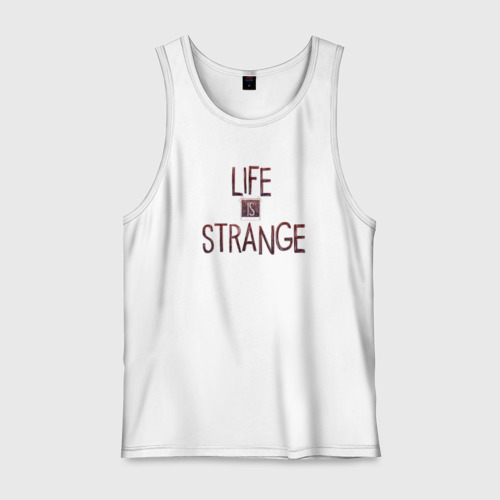 Мужская майка хлопок Life is Strange, цвет белый