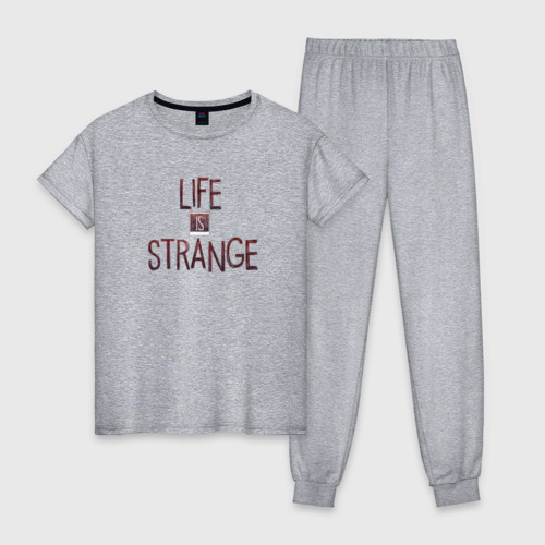 Женская пижама хлопок с принтом Life is Strange, вид спереди #2