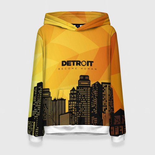 Женская толстовка 3D DETROIT , цвет 3D печать