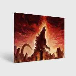 Холст прямоугольный Godzilla