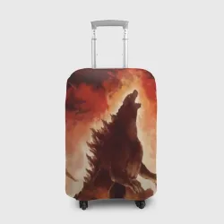 Чехол для чемодана 3D Godzilla