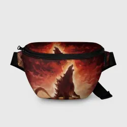 Поясная сумка 3D Godzilla