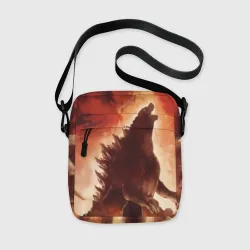 Сумка через плечо 3D Godzilla