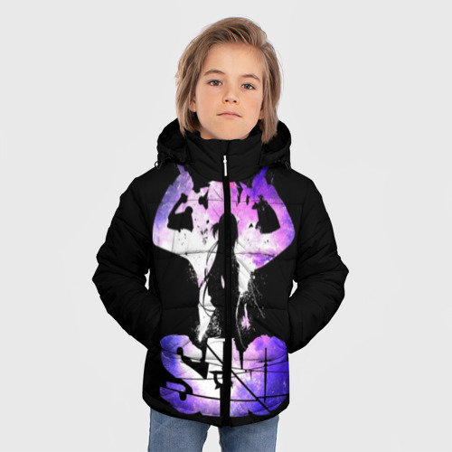 Зимняя куртка для мальчиков 3D Sword Art Online, цвет черный - фото 3