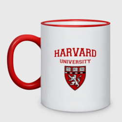 Кружка двухцветная Harvard University_форма