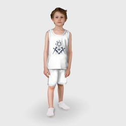 Детская пижама с шортами хлопок Масонские символы - фото 2