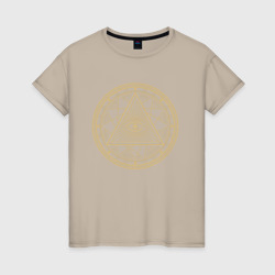 Женская футболка хлопок Масонские символы