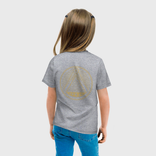 Детская футболка хлопок Масонские символы, цвет меланж - фото 6