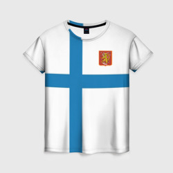 Женская футболка 3D Сборная Финляндии