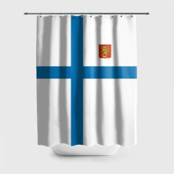 Штора 3D для ванной Сборная Финляндии