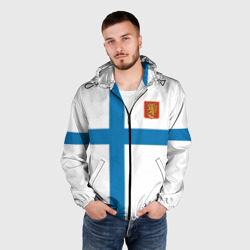 Мужская ветровка 3D Сборная Финляндии - фото 2