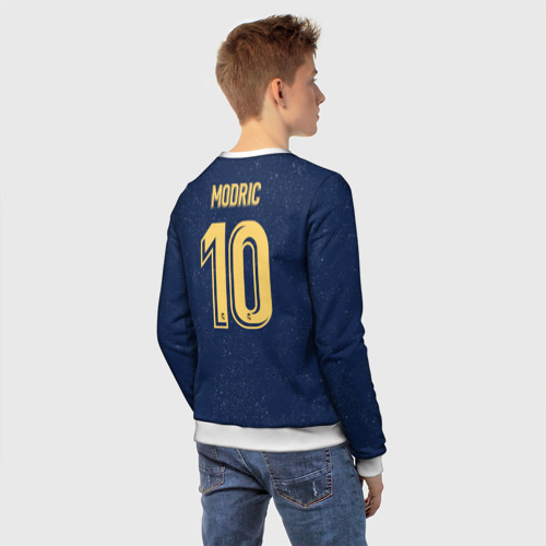 Детский свитшот 3D Modric away 19-20, цвет 3D печать - фото 4