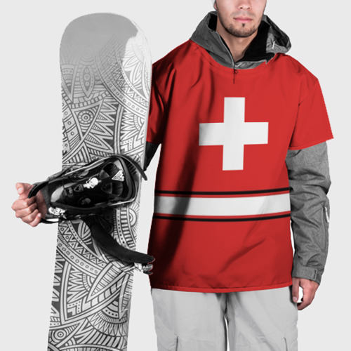 Накидка на куртку 3D Сборная Швейцарии, цвет 3D печать