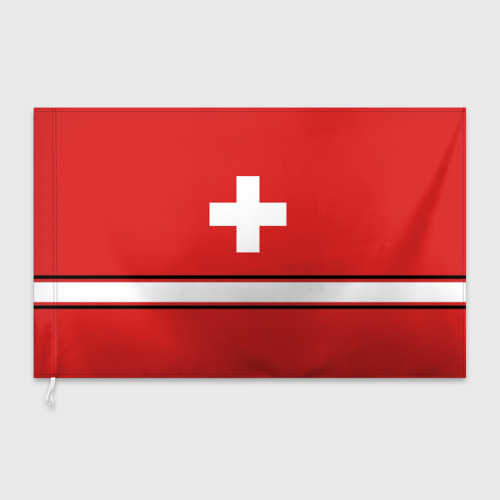 Флаг 3D Сборная Швейцарии - фото 3