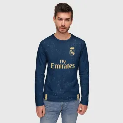 Мужской лонгслив 3D Sergio Ramos away 19-20 - фото 2