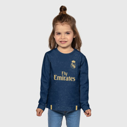 Детский лонгслив 3D Sergio Ramos away 19-20 - фото 2