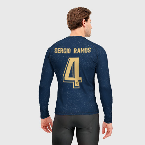 Мужской рашгард 3D Sergio Ramos away 19-20, цвет 3D печать - фото 4