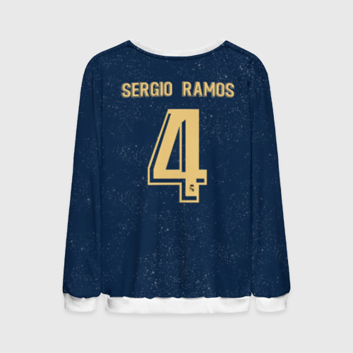 Мужской свитшот 3D Sergio Ramos away 19-20, цвет белый - фото 2