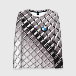 Женский лонгслив 3D BMW - pattern