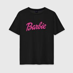 Женская футболка хлопок Oversize Barbie