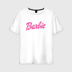 Женская футболка хлопок Oversize Barbie