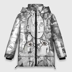 Женская зимняя куртка Oversize Чернобелый Сайтама